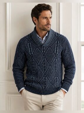 NWT Method Men's Cable Knit Sweater